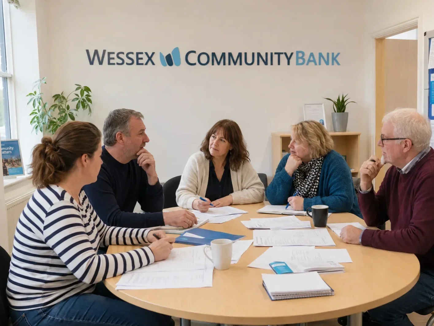 Wessex Community Bank team supporting local community groups