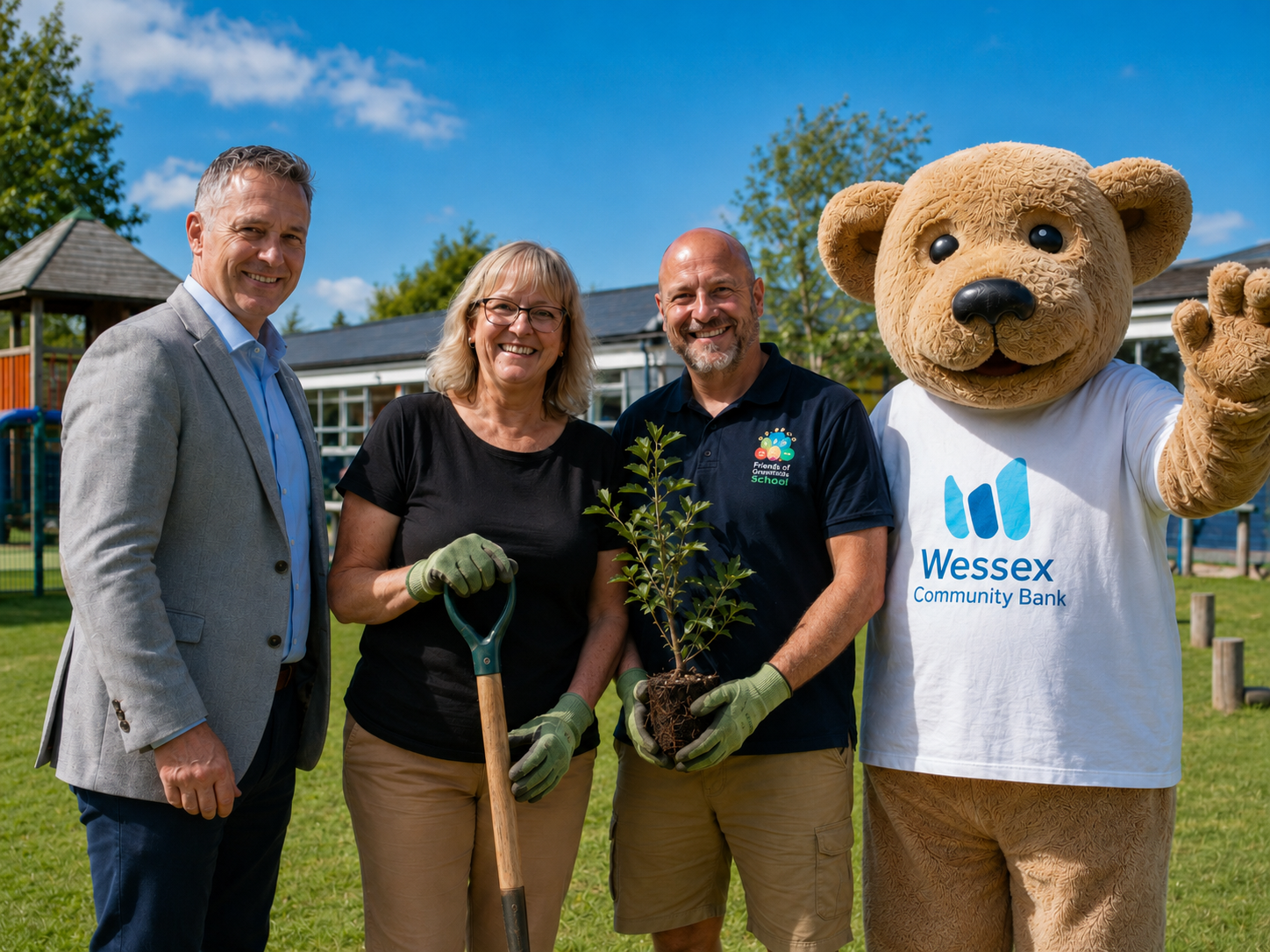 Wessex Community Bank supporting a local community project