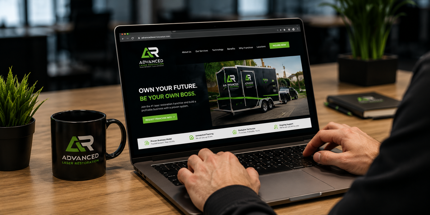 Prospective owner researching the ALR franchise opportunity