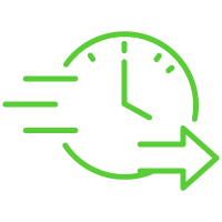 Fast turnaround icon