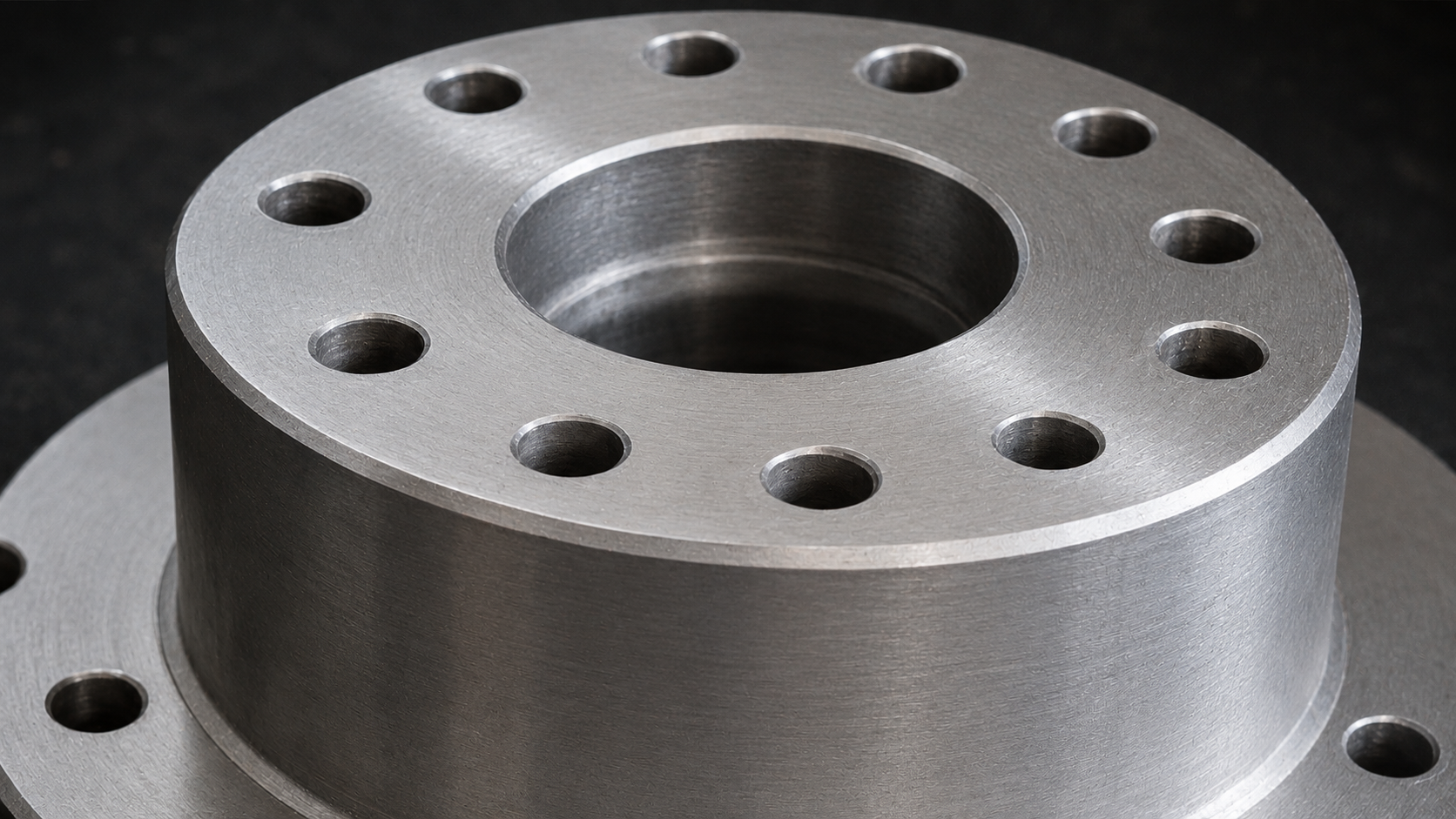 Clean industrial metal surface after laser cleaning