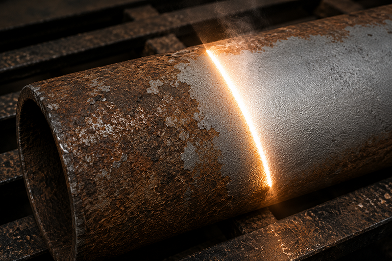 Laser rust and corrosion removal