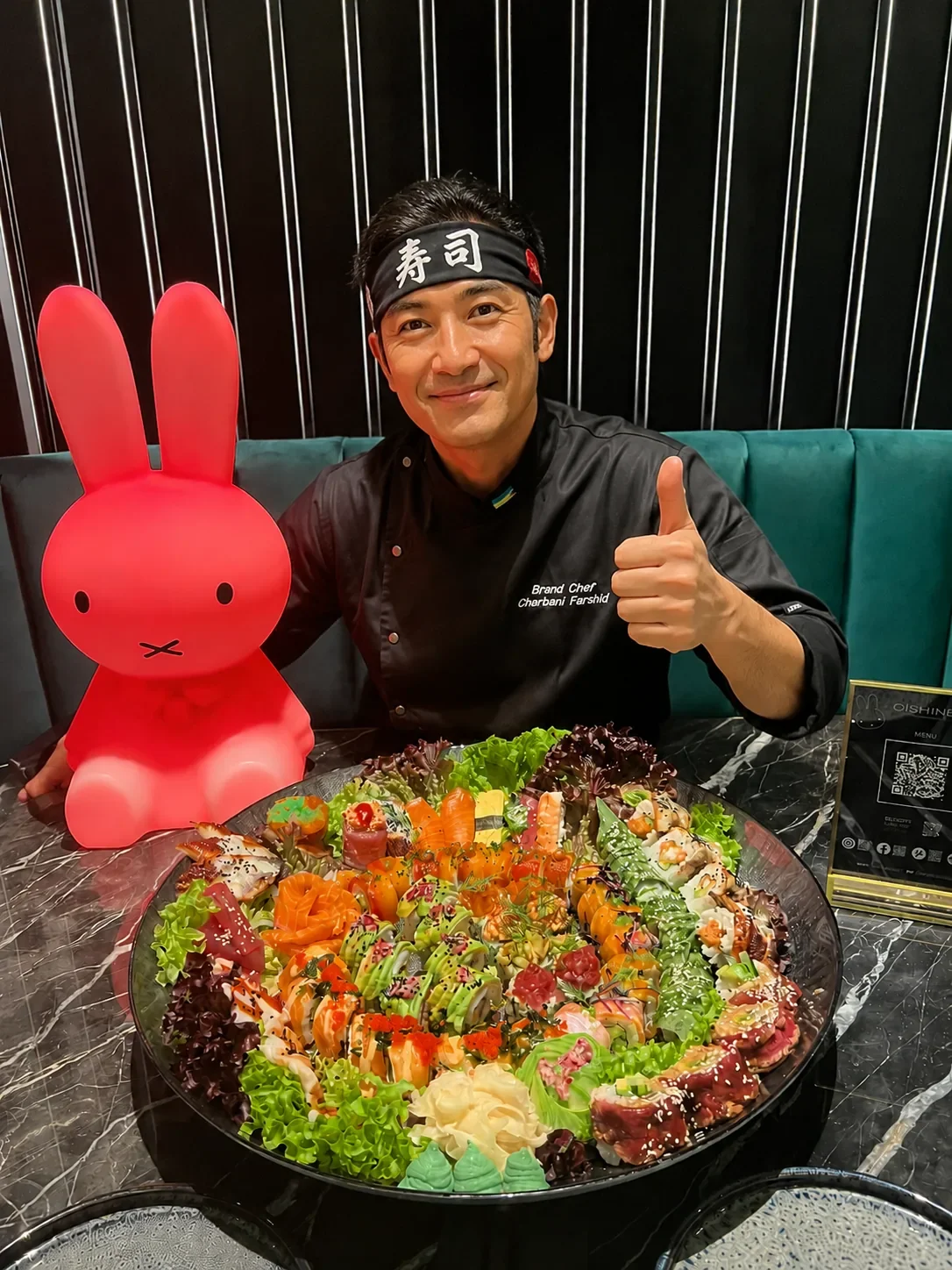 Sushi Kreationen Dortmund im OISHINBO mit großer Sushi Platte und japanischer Fusion Küche