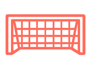 Soccer goal icon