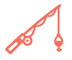 Fishing pole icon