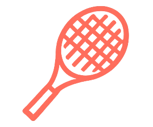 Tennis racket icon