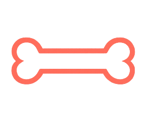 Dog bone icon