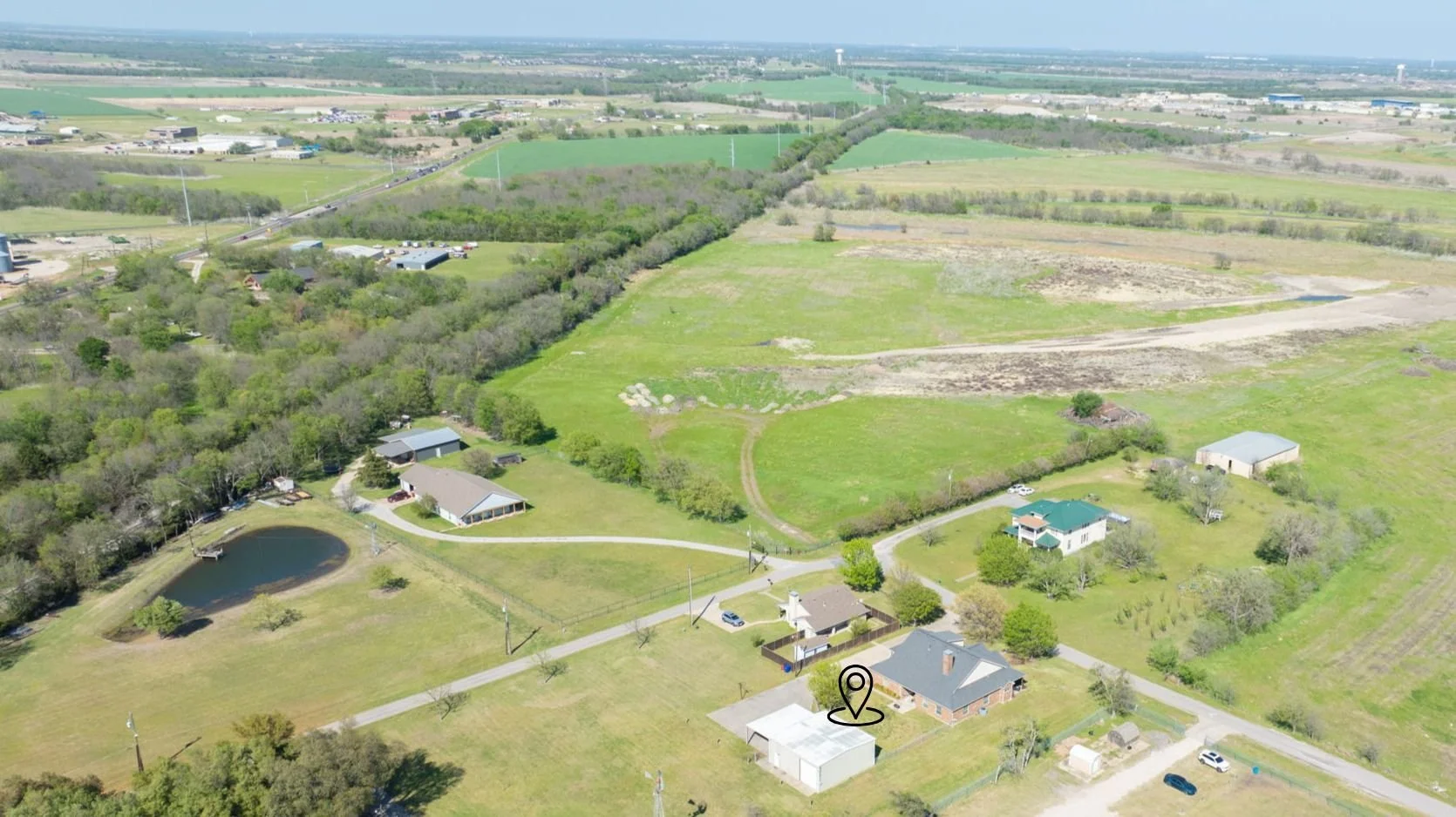 Drone aerial view