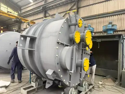 Remelter tanks ready for packing