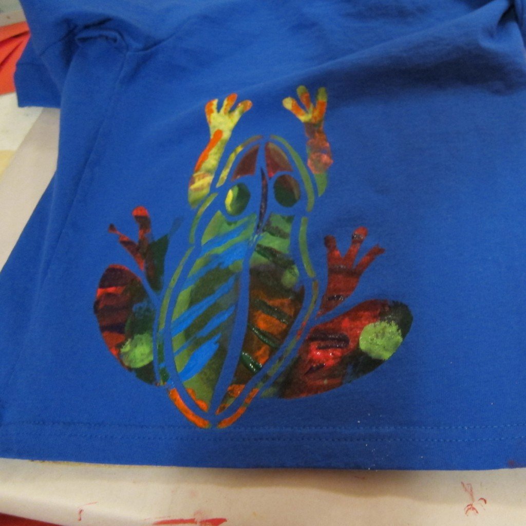 DIY T-Shirt Painting- with Freezer Stencil Paper - The Kitchen Table  Classroom