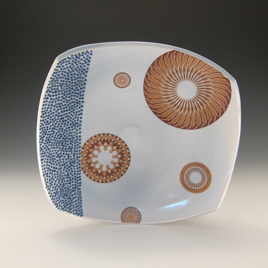 Emily Murphy Porcelain Pottery_squared_platter_with_circles