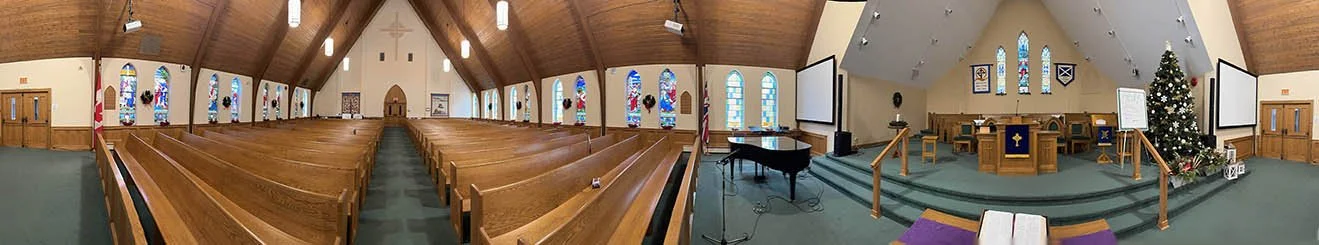Panoramic view of the sanctuary