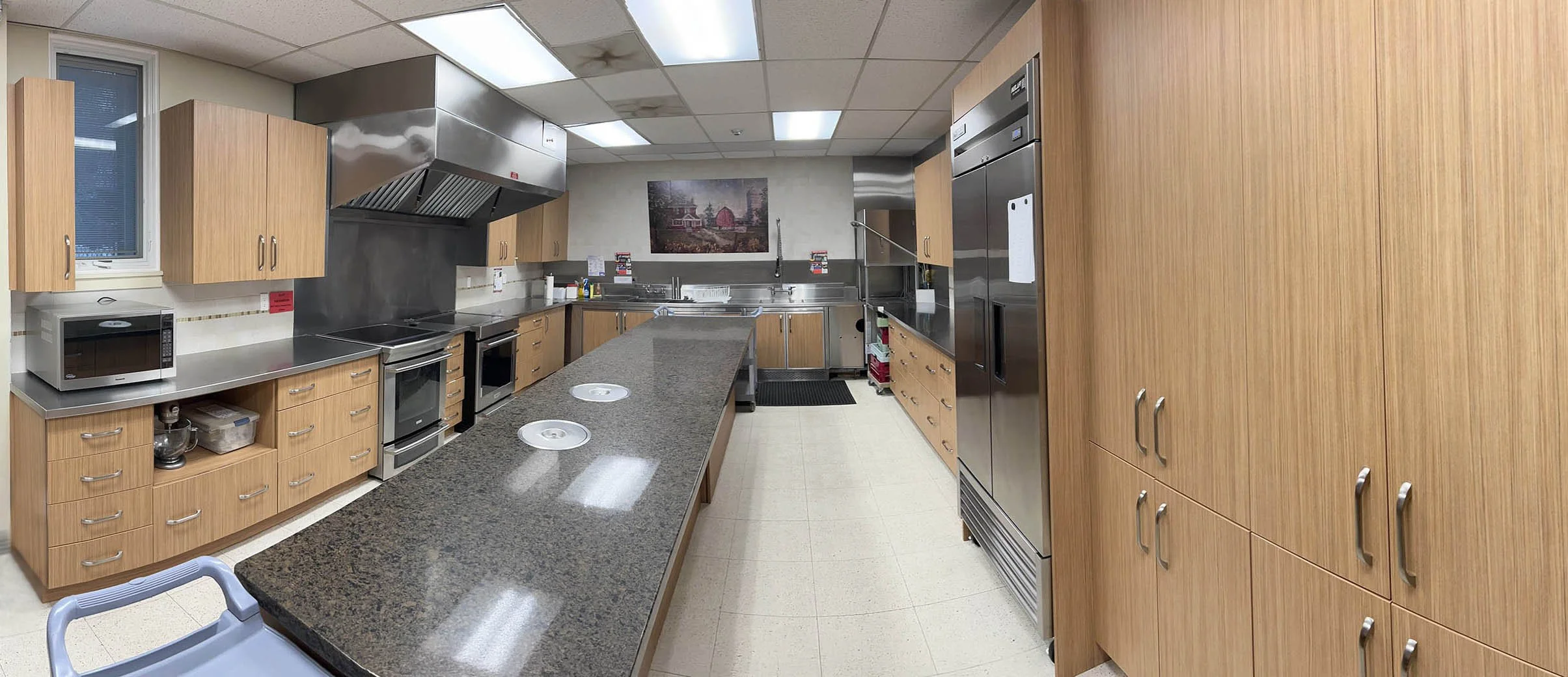 Commercial kitchen at St. Andrew's