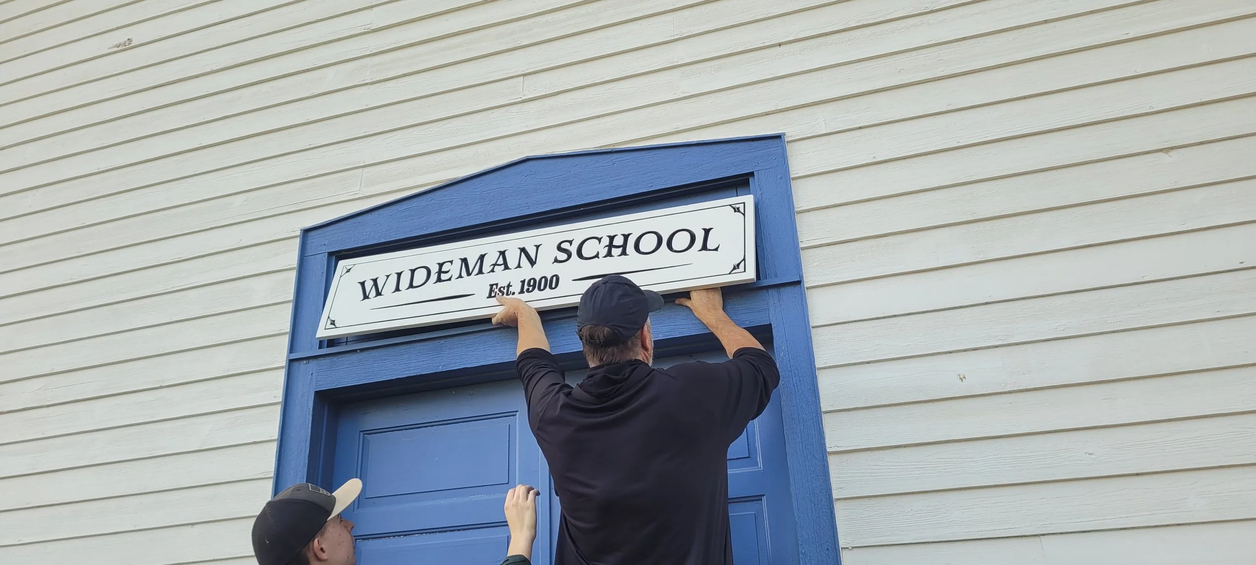 Wideman School — Heritage Sign