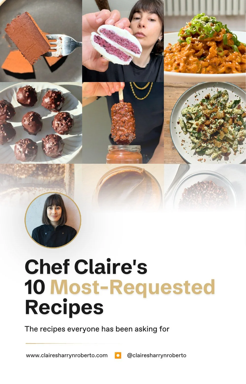 Chef Claire's 10 Most-Requested Recipes ebook cover