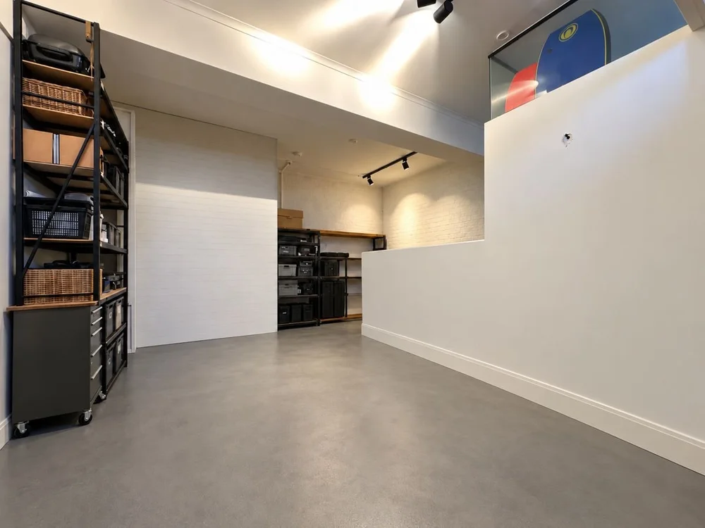 Workshop area at Down the Lane Studios