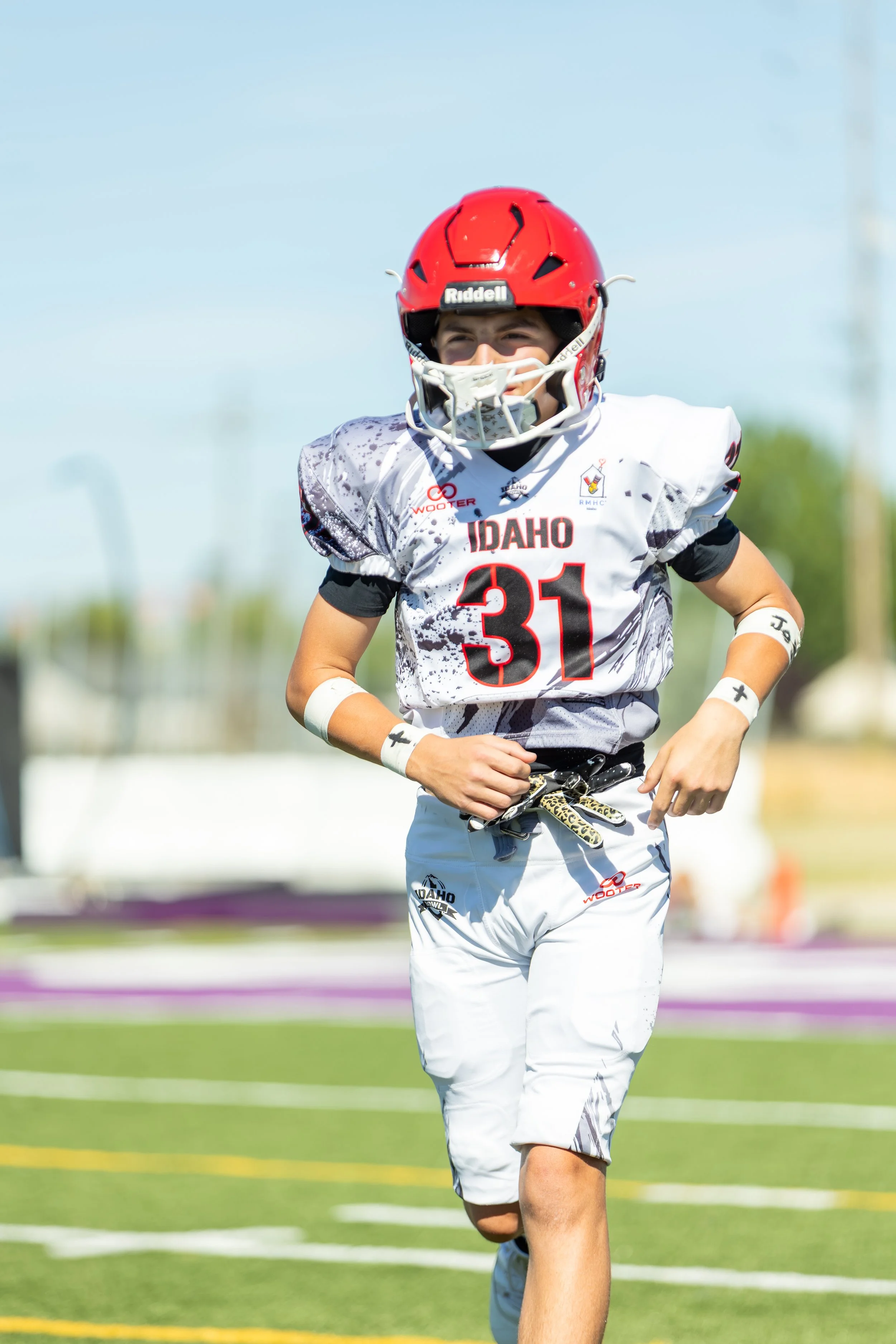 Idaho Bowl athlete in uniform on game day