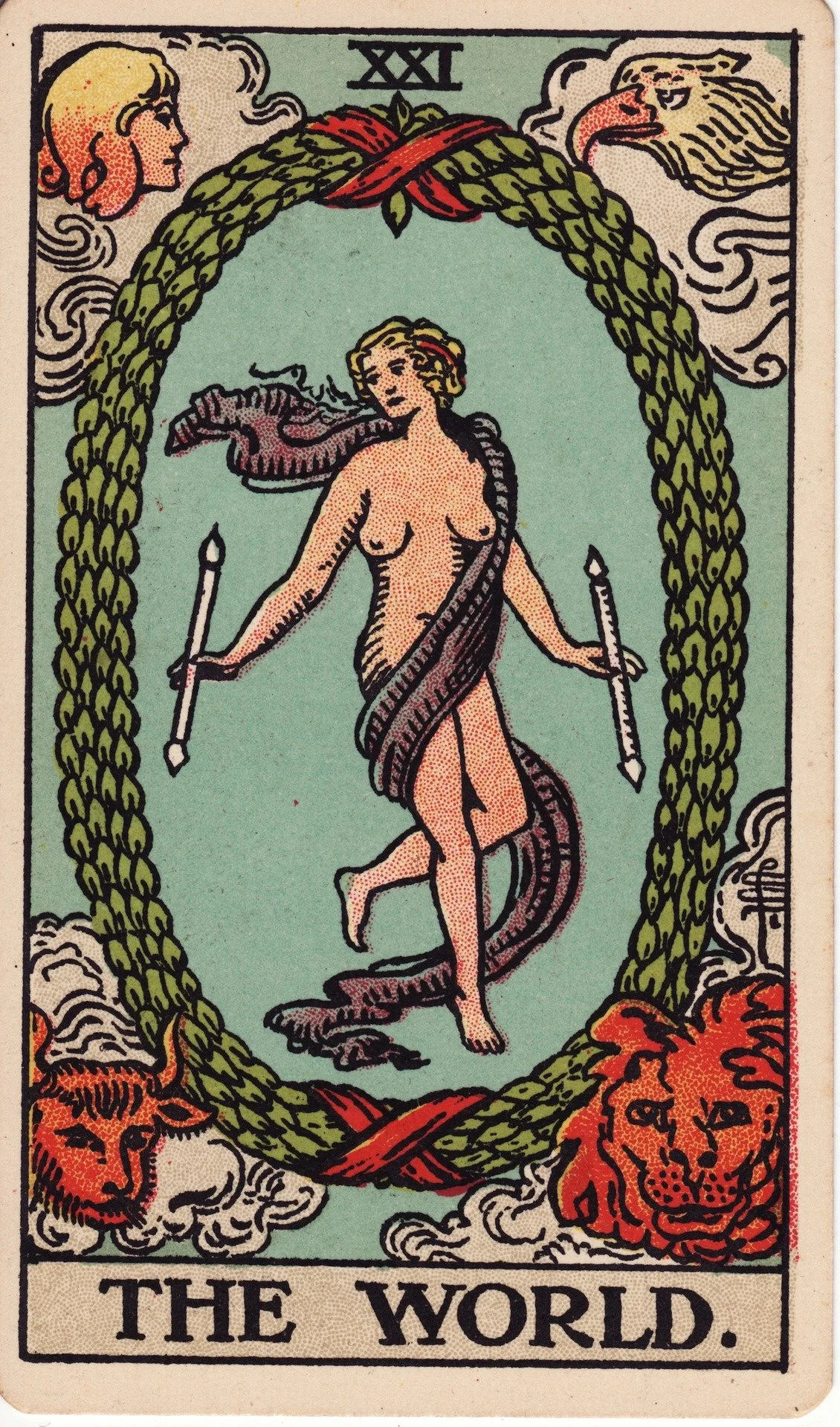 The World tarot card