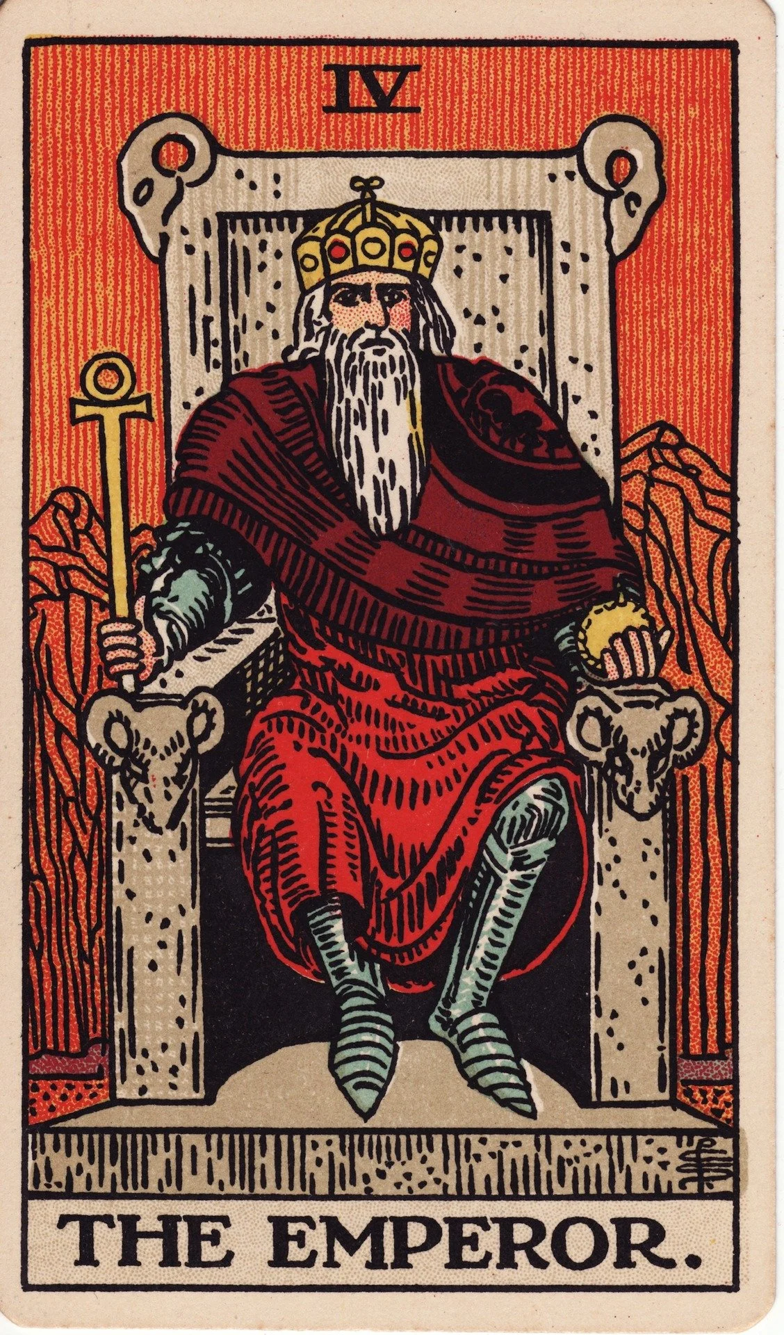 The Emperor tarot card