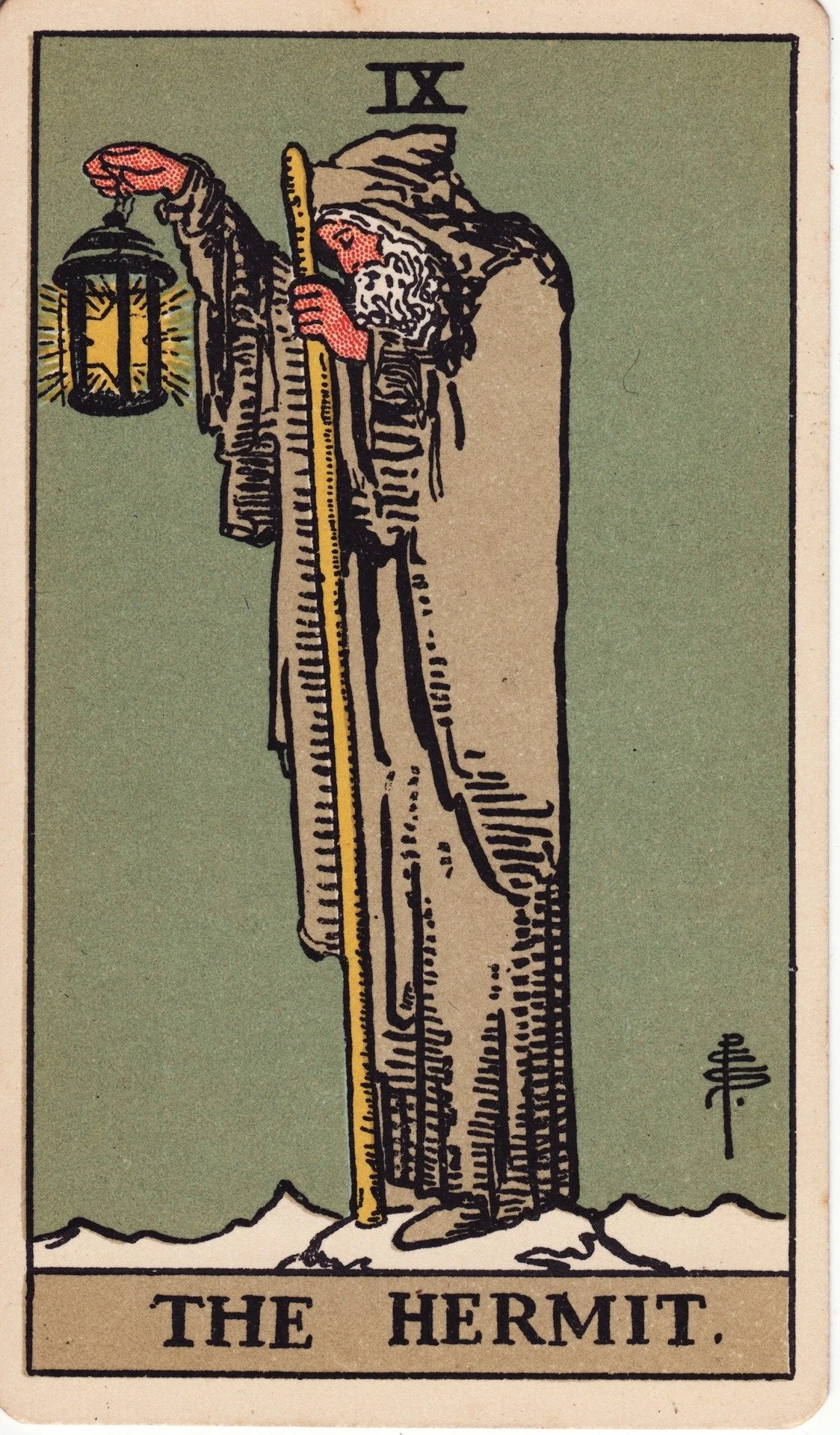The Hermit tarot card