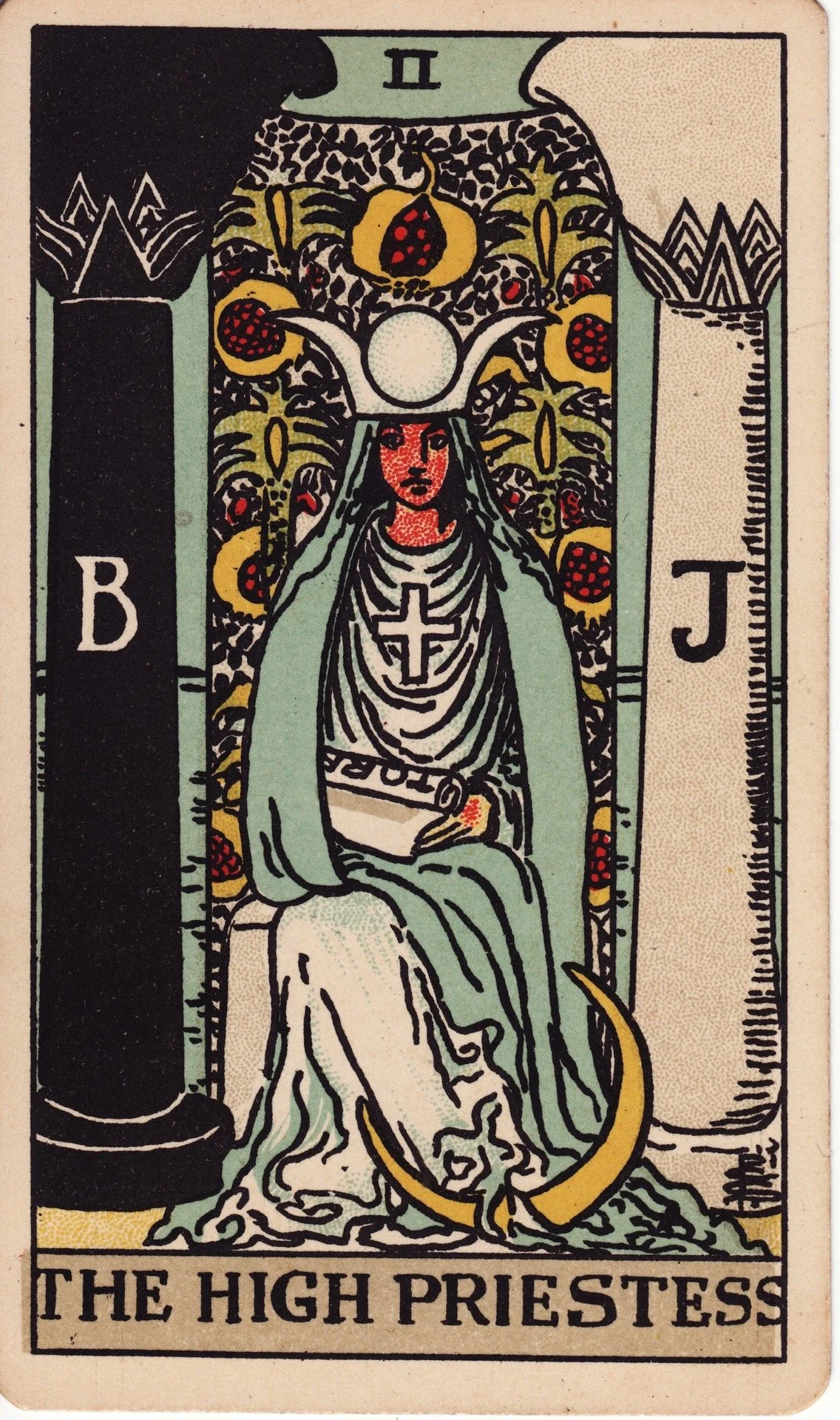 The High Priestess tarot card