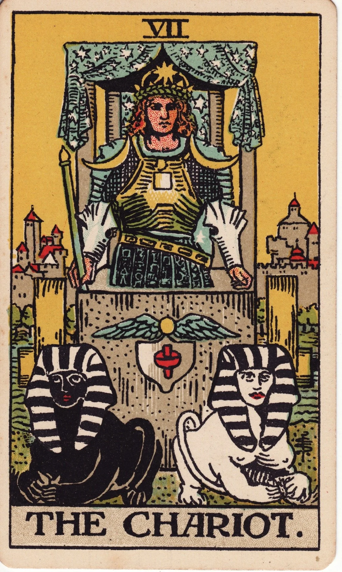 The Chariot tarot card