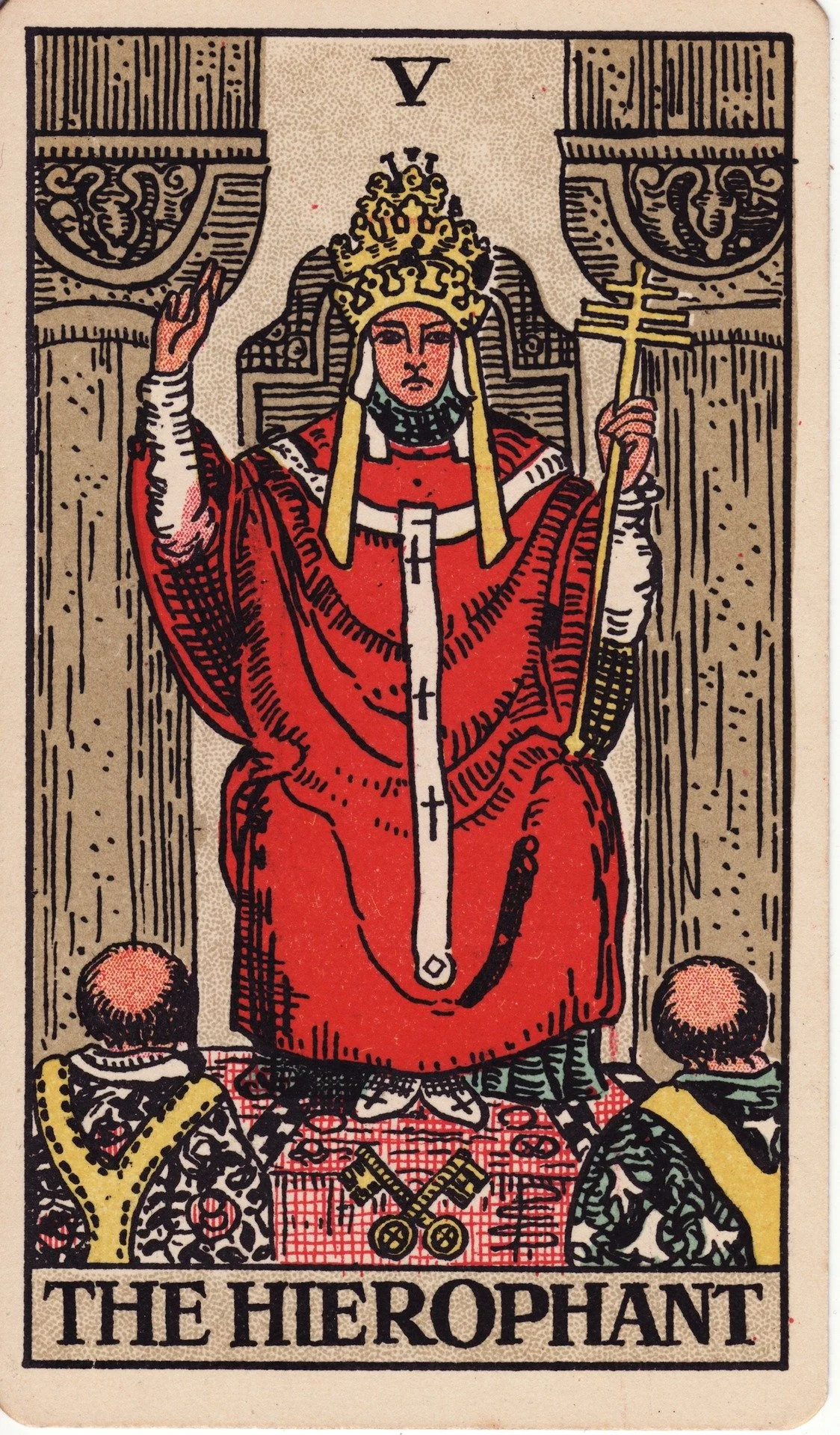 The Hierophant tarot card