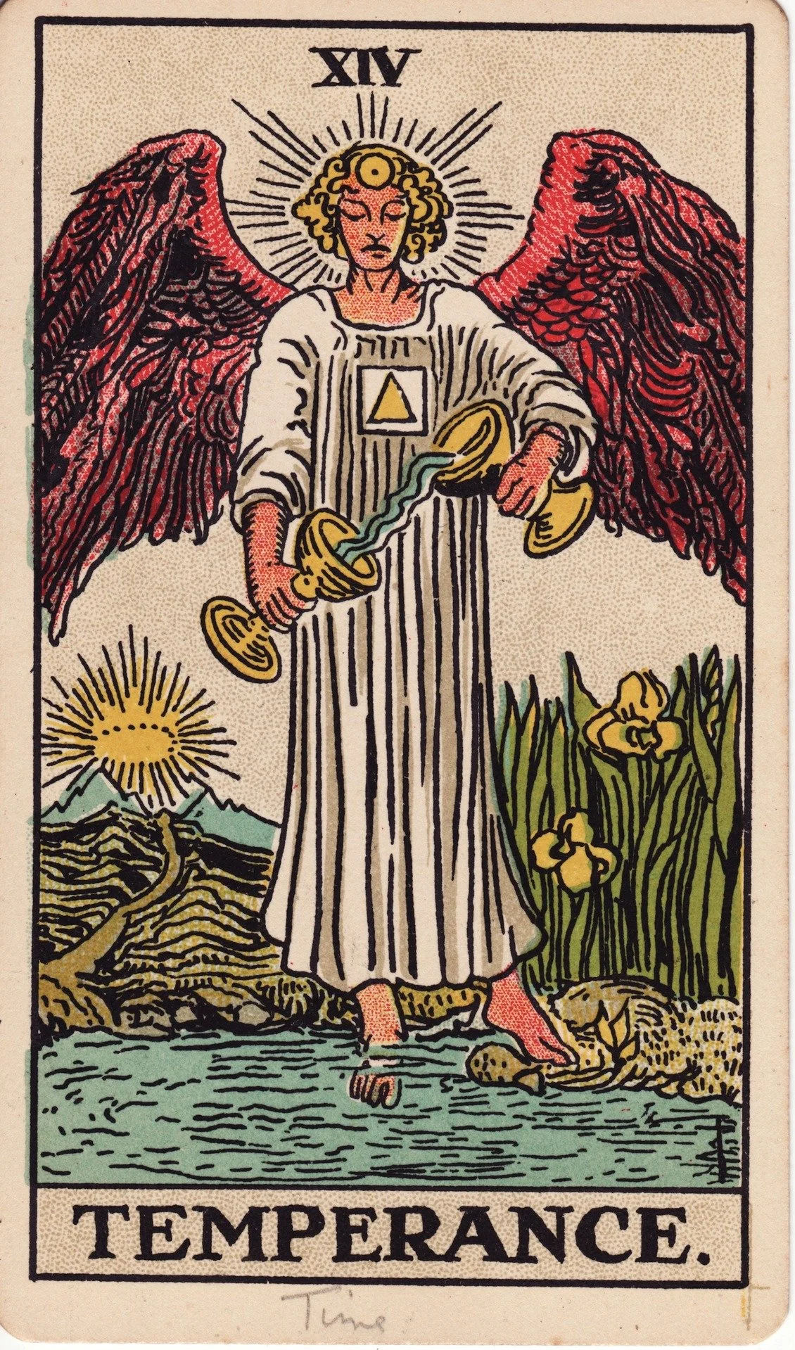 Temperance tarot card