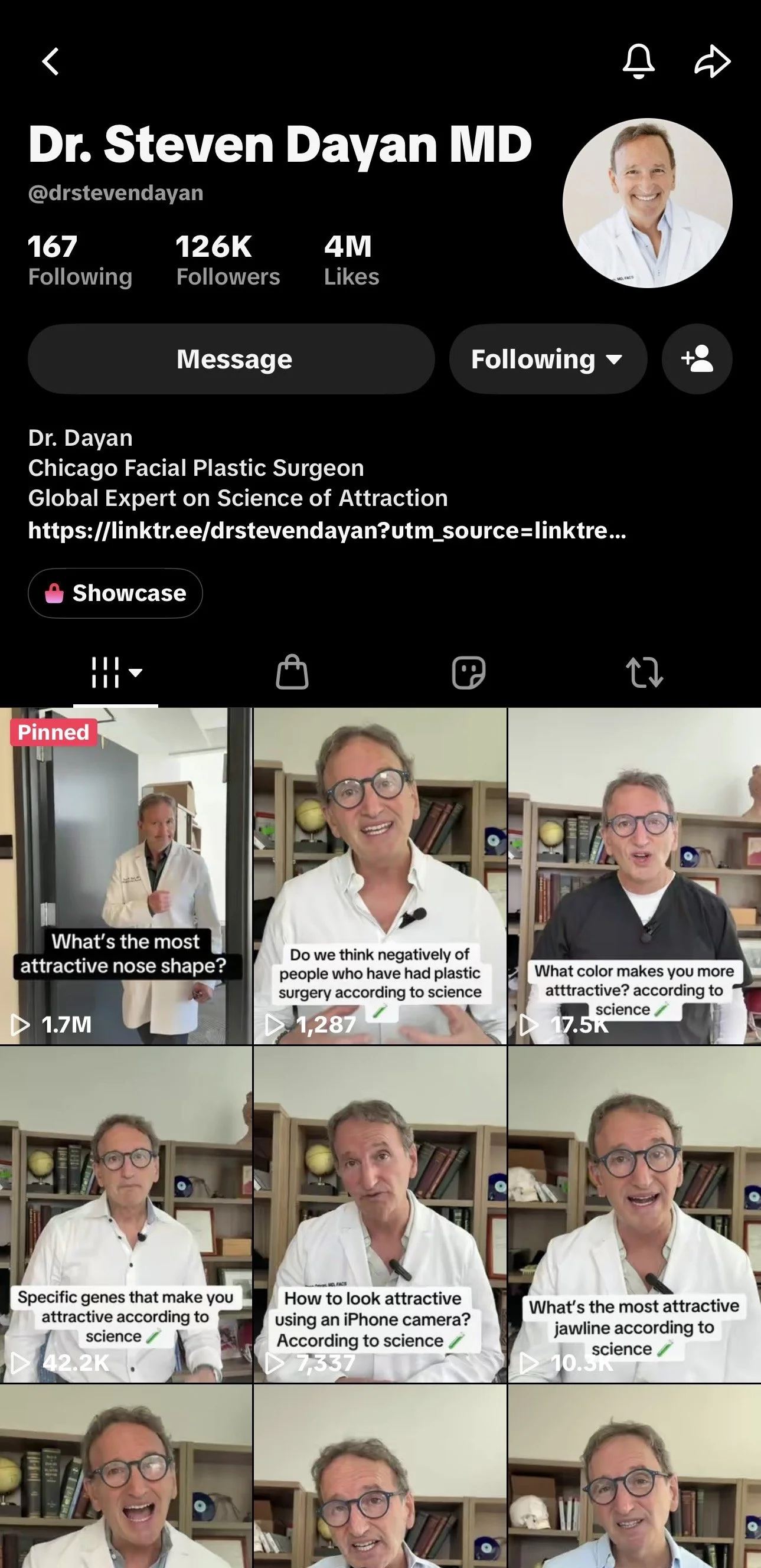 Dr. Steven Dayan TikTok content