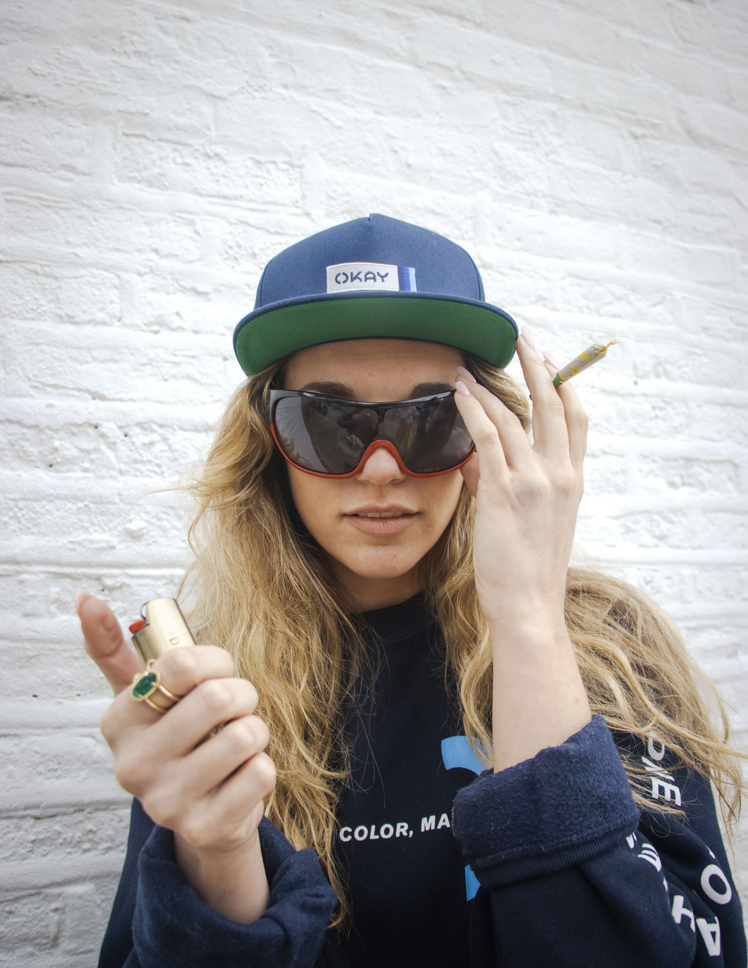 Okay Cannabis West Town brand launch photography