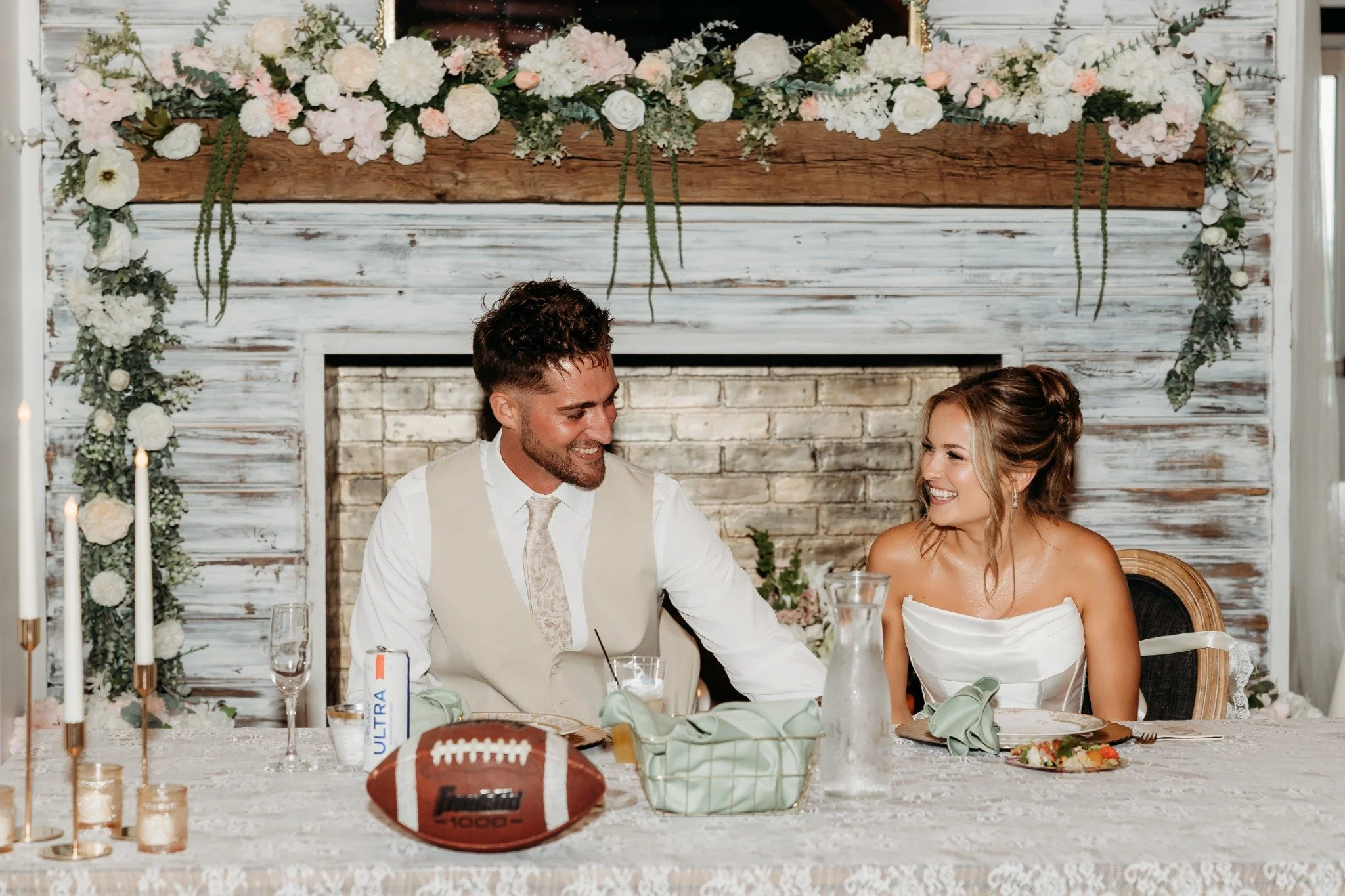 Wedding photography across the prairie and property at Sable Creek Homestead