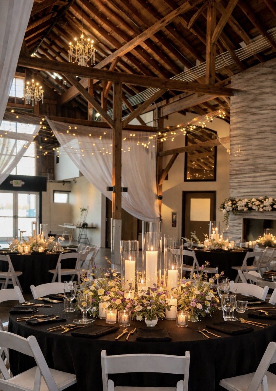 Wedding photography across the prairie and property at Sable Creek Homestead