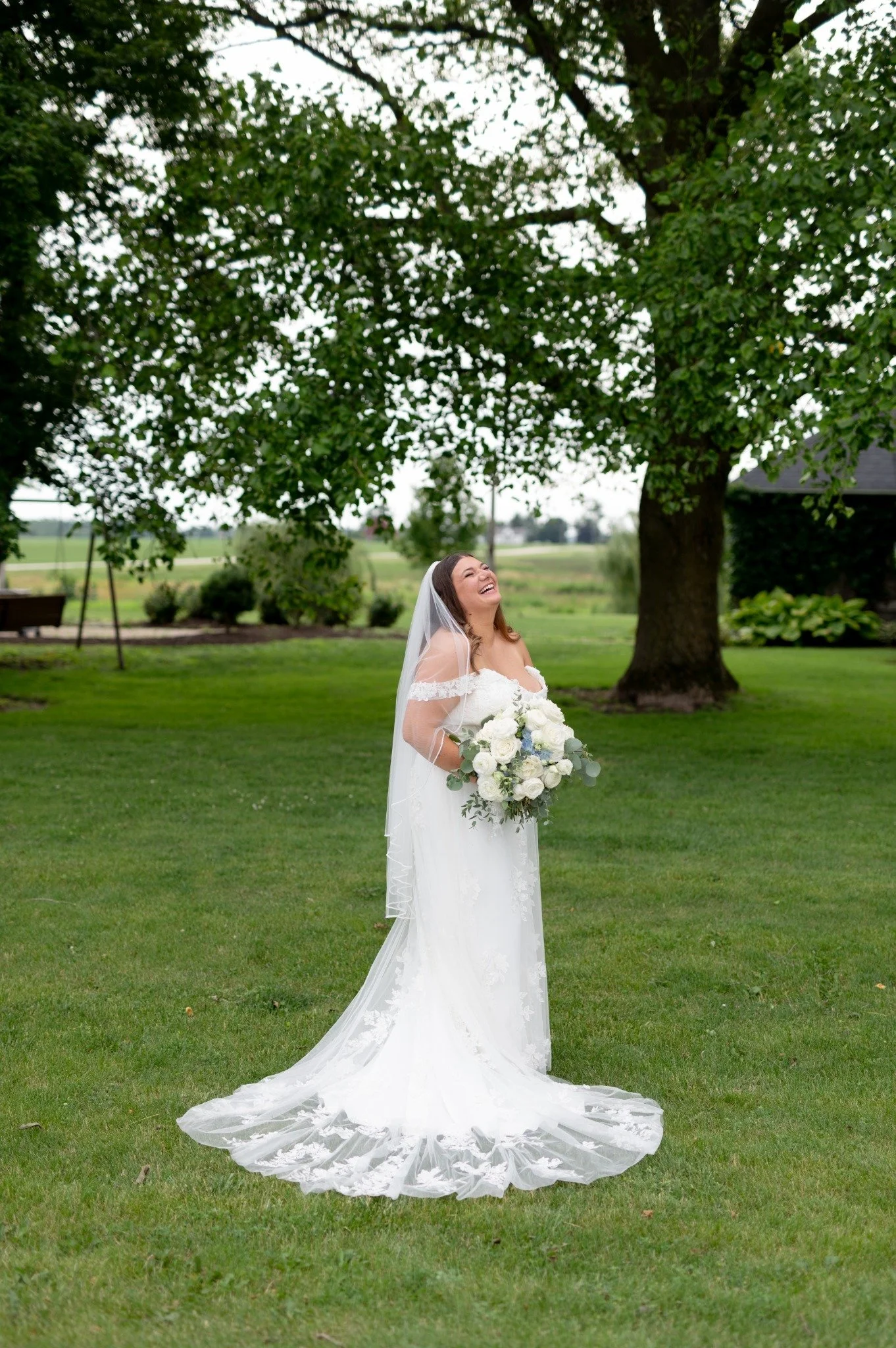Wedding photography across the prairie and property at Sable Creek Homestead