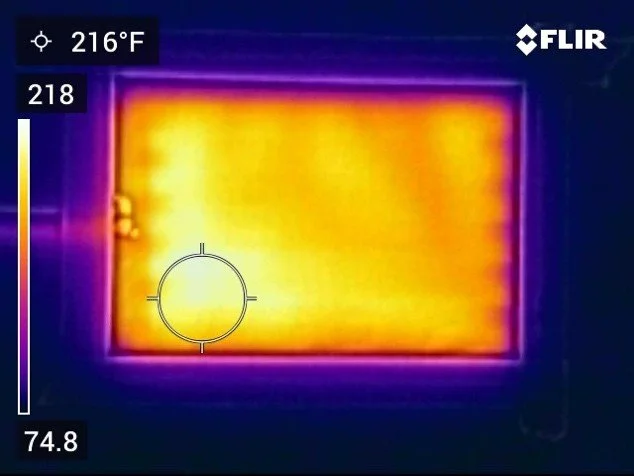 FLIR Thermal Camera Scan of Adelie Heater at 10 minutes