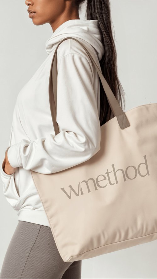 Bold logo design on bag by Brisbane brand specialist