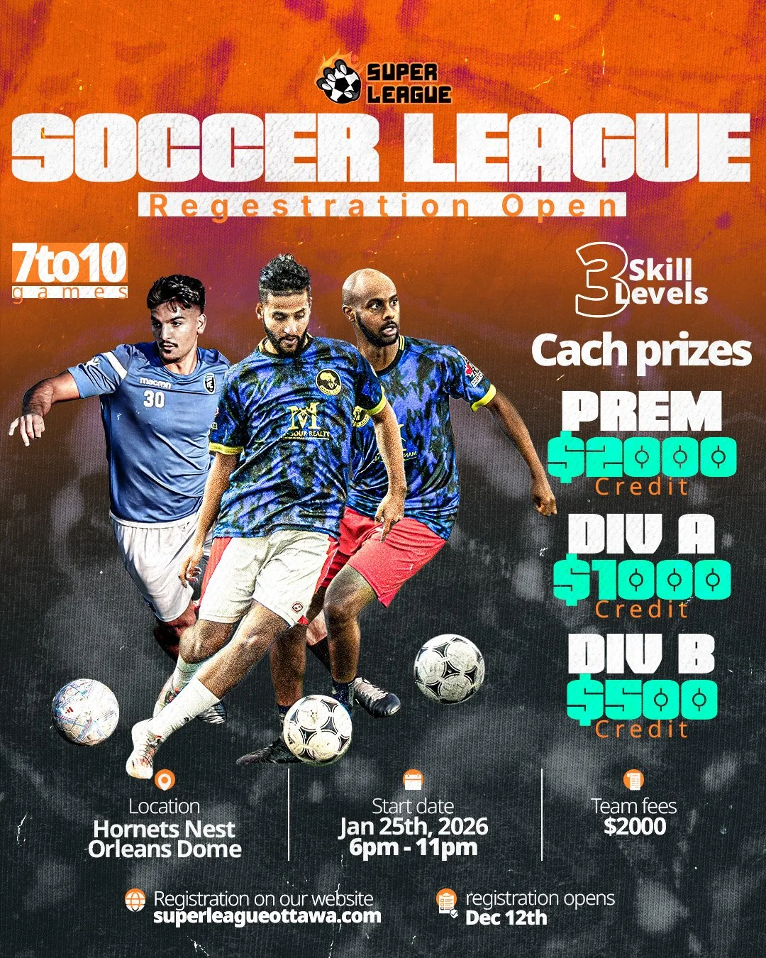 Super League Ottawa Winter Poster