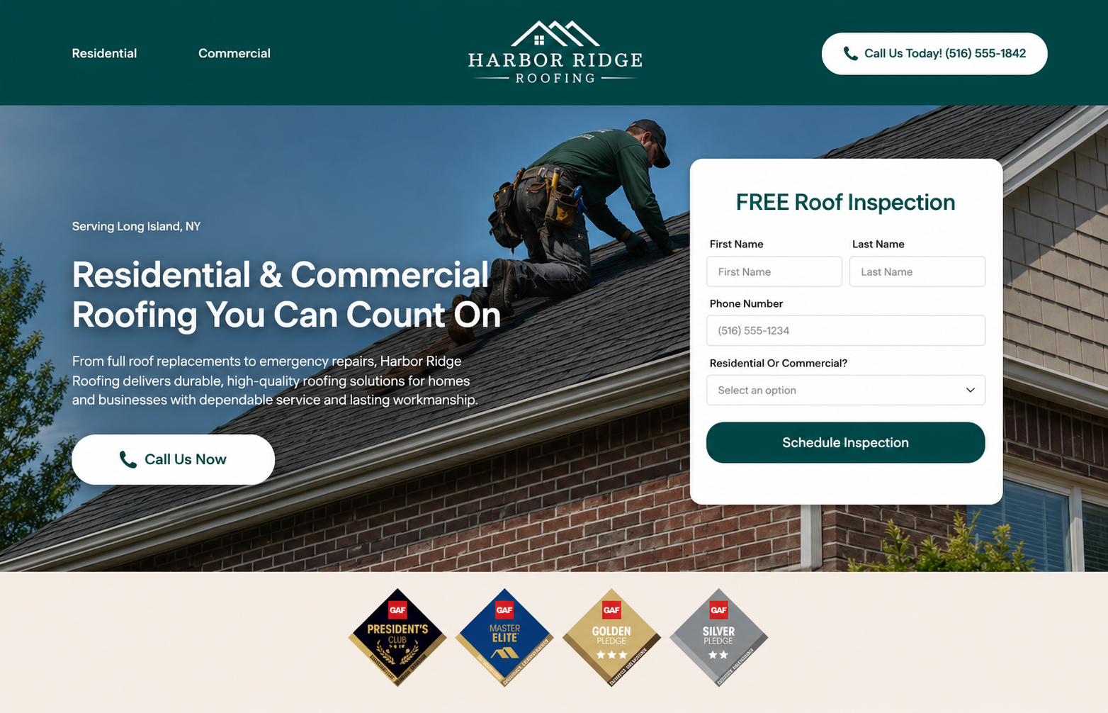 Foundation Launch website example