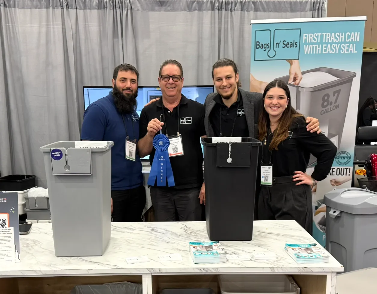 Bags n’ Seals team receiving the NHPA Retailers’ Choice award