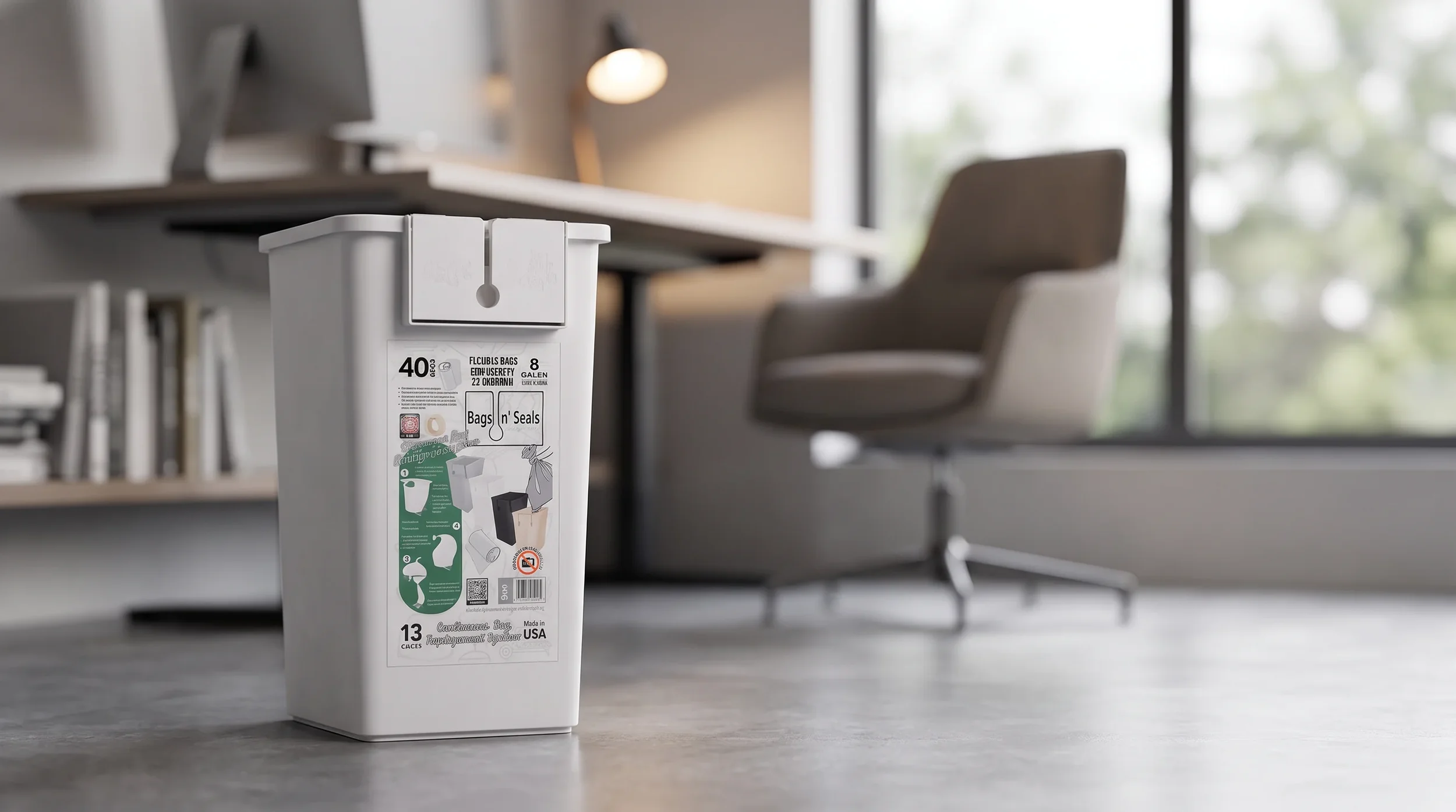 Bags n’ Seals system in a Jan-San workspace