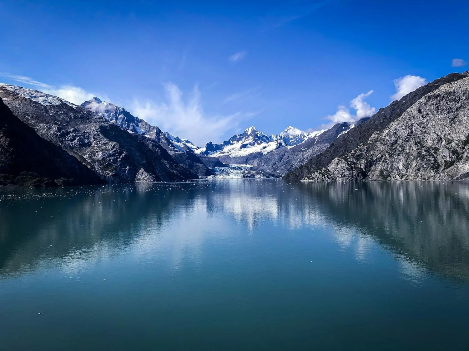 Alaska glacier cruise view