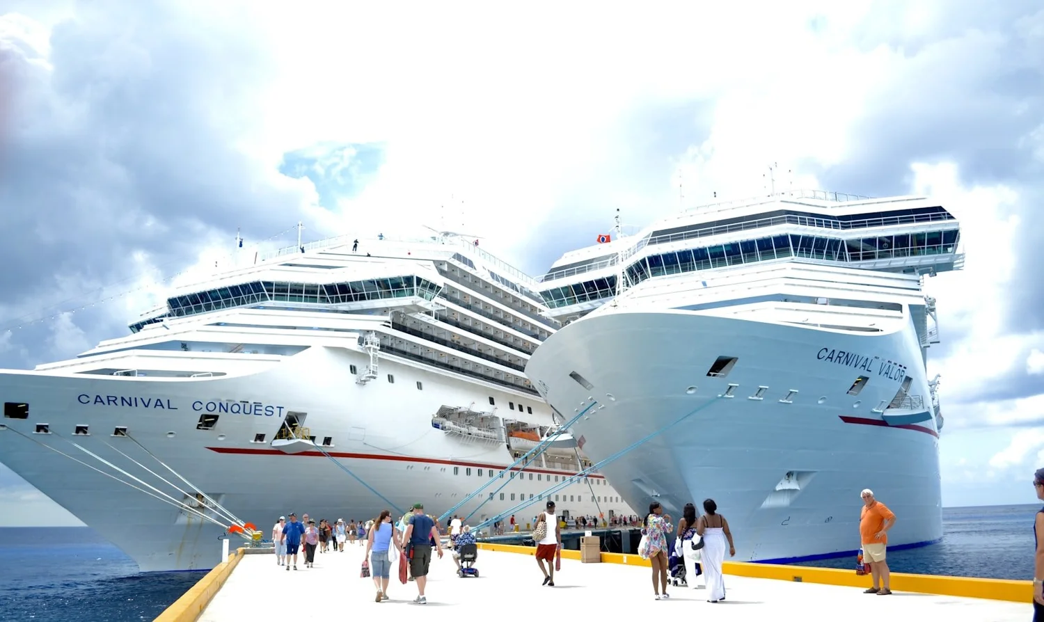 cruise ship boarding