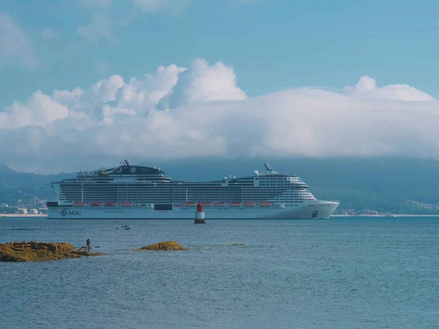 msc cruise ship view