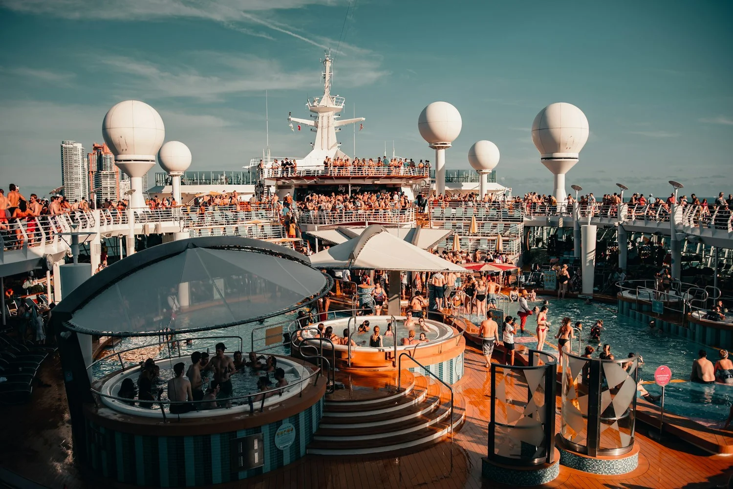 cruise ship boarding view