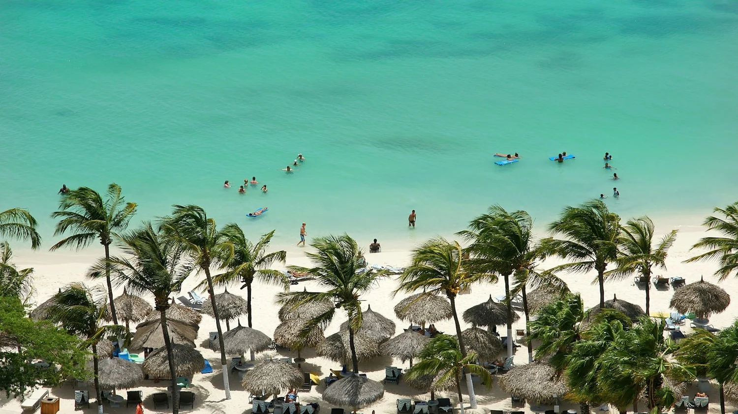 Aruba beach view