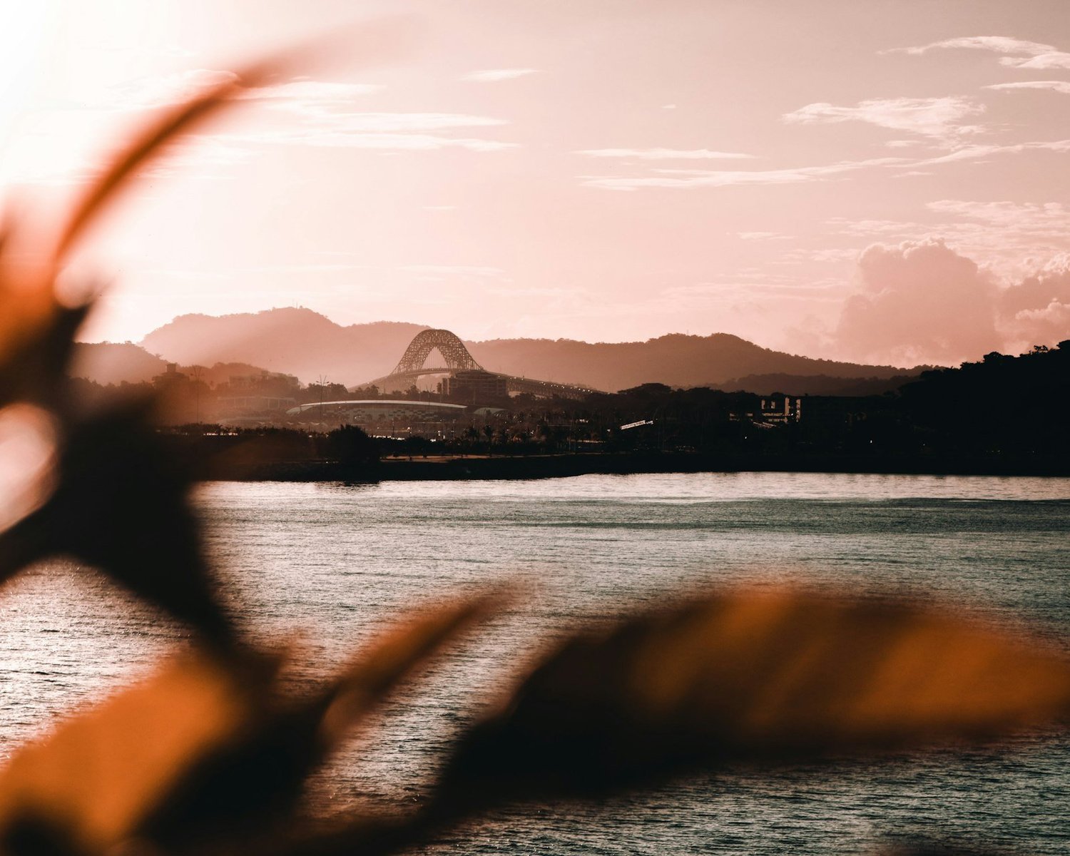 Panama Canal beach