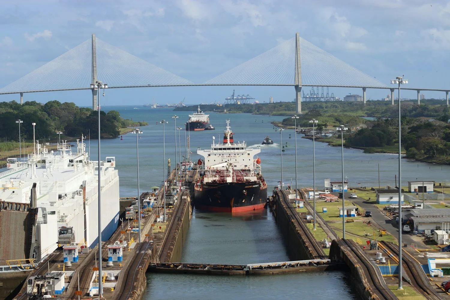 Panama Canal view