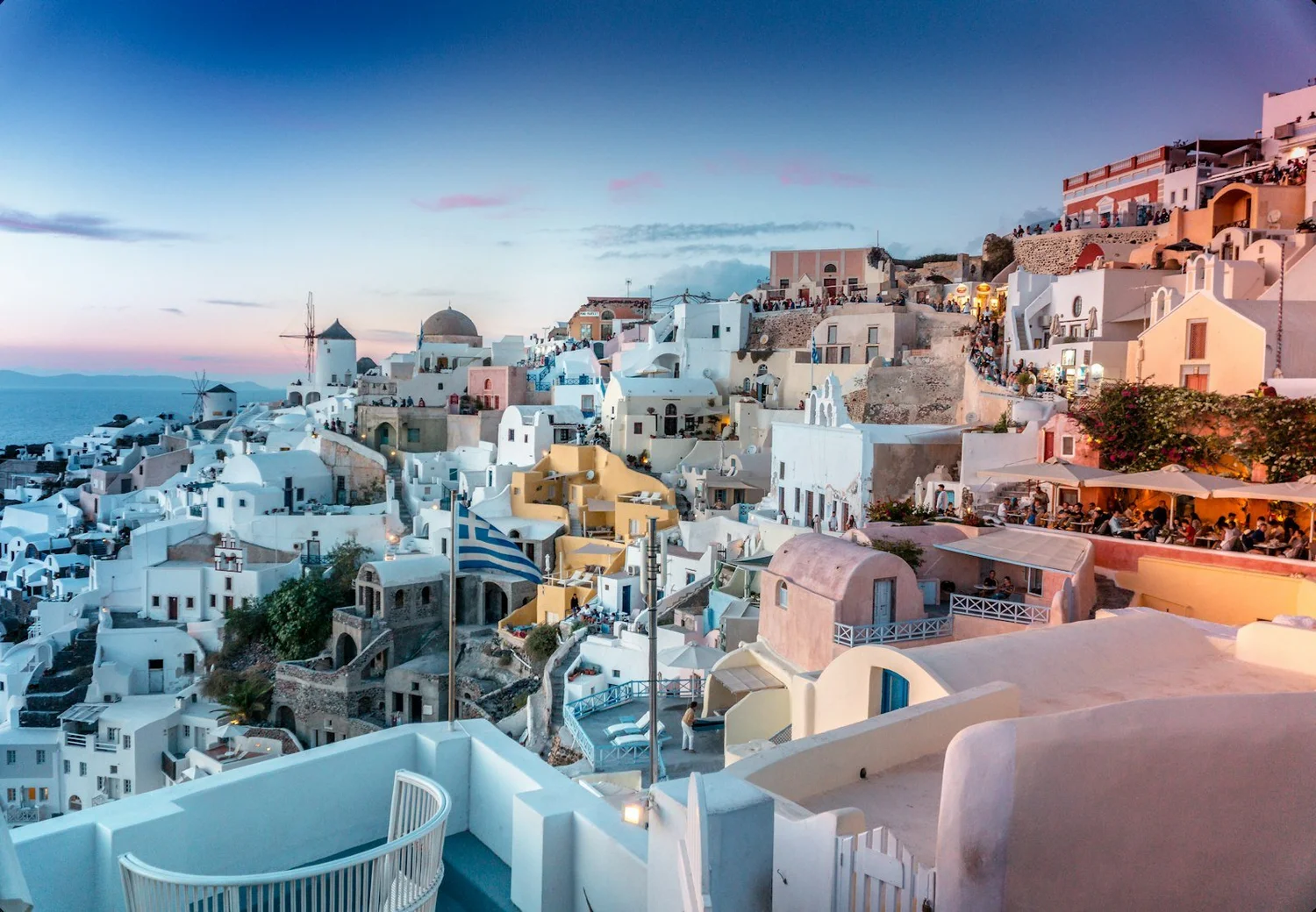 Santorini Greece view