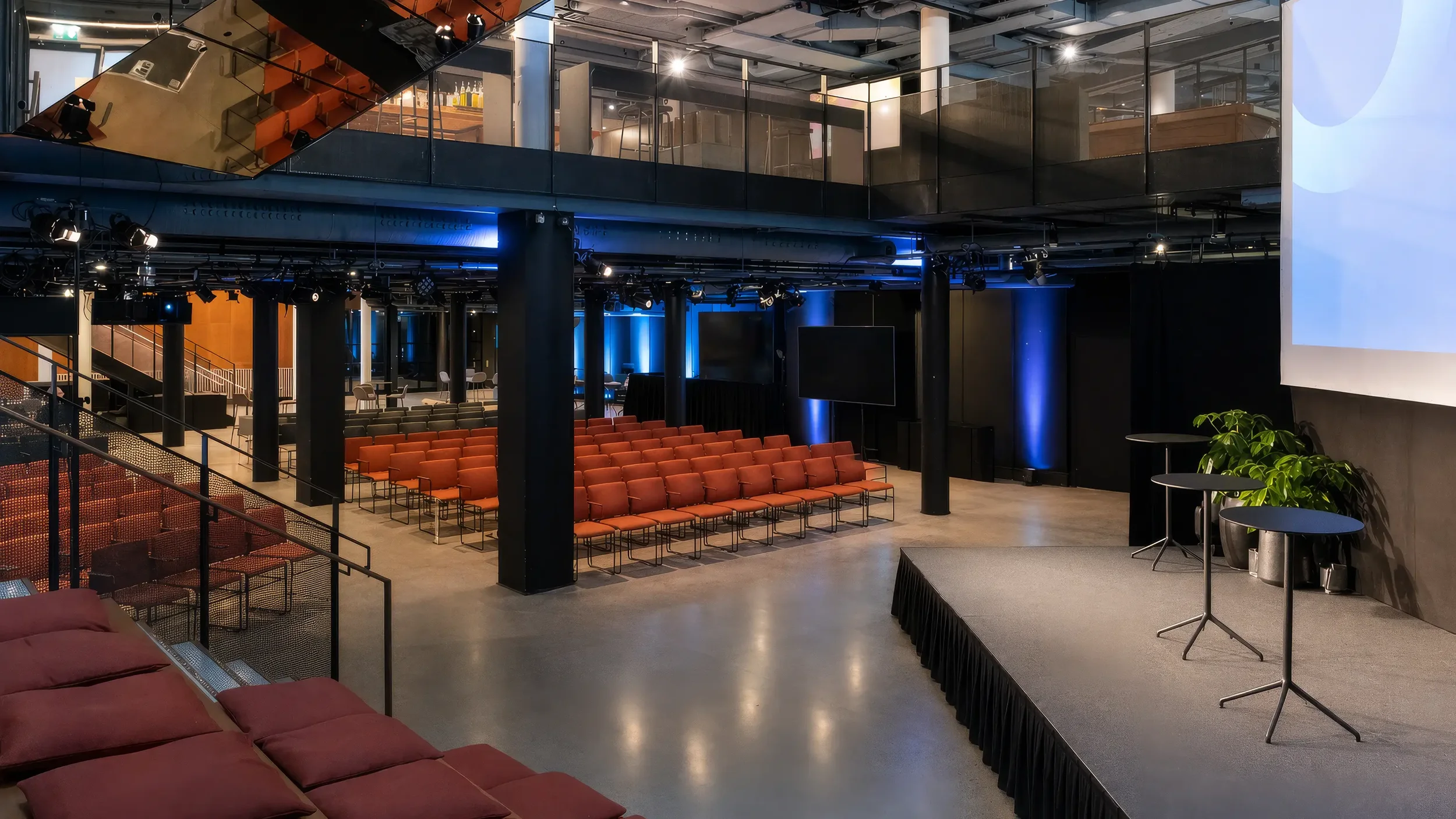Rebel Expo-salen sett uten publikum, klar til rigging