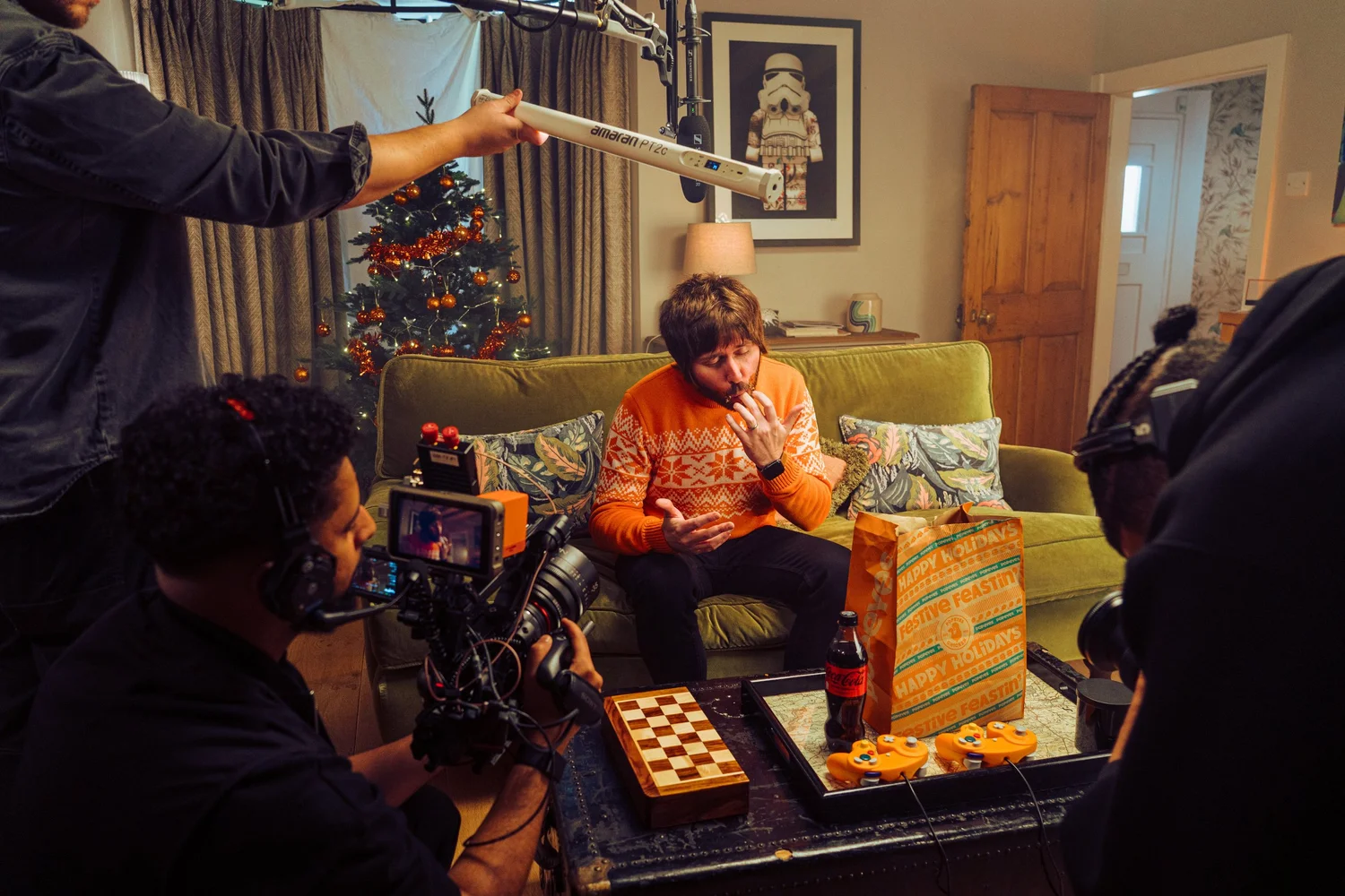 Kubed on set