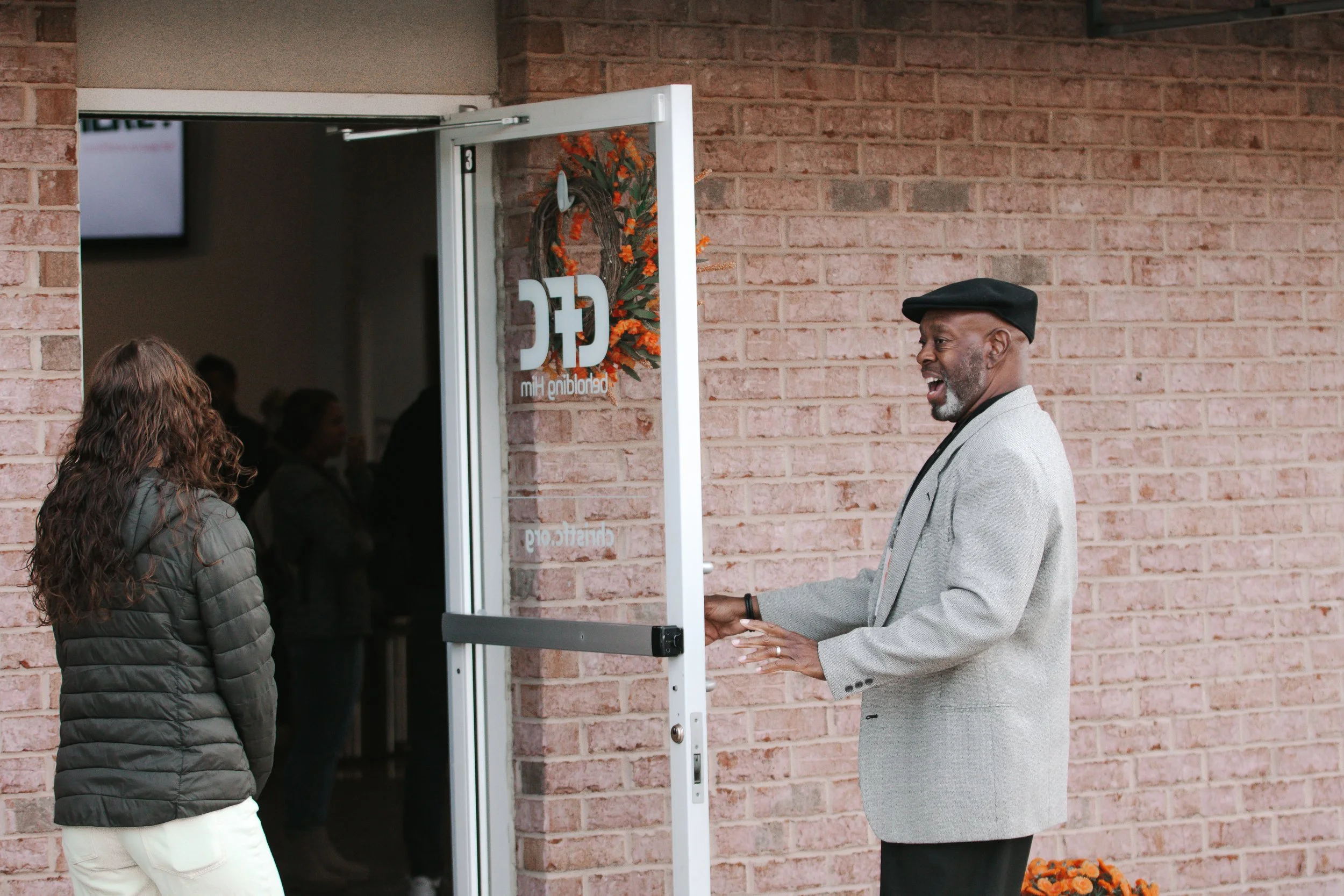 Welcome Team serving at Christ Fellowship Church